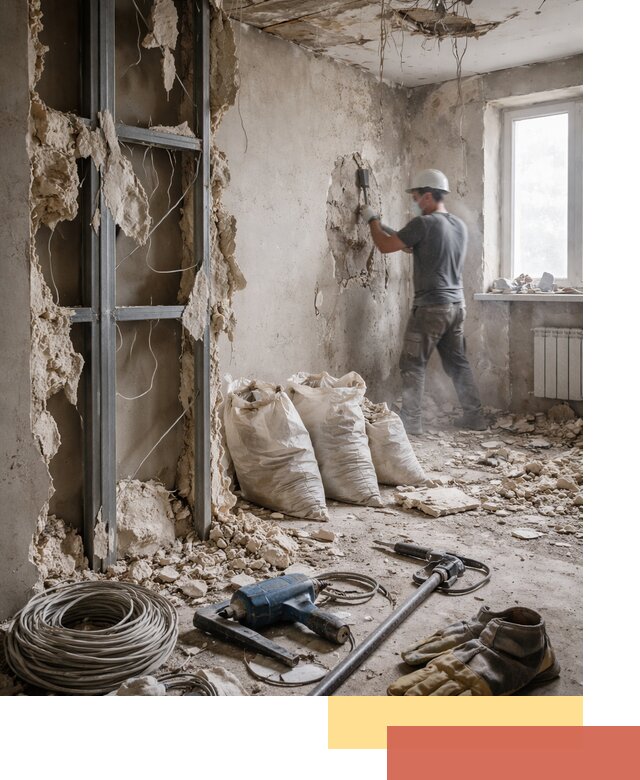 Профессиональный демонтаж зданий и конструкций в Егорьевске