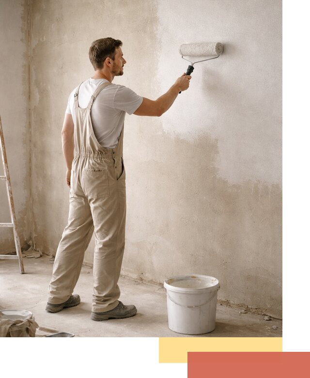 Грунтовка стен под отделку в Егорьевске профессиональным раствором