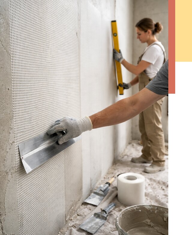 Армирование стен стеклосеткой в Егорьевске от 3240 руб. под ключ | ОТДЕЛОЧНИК-Грь