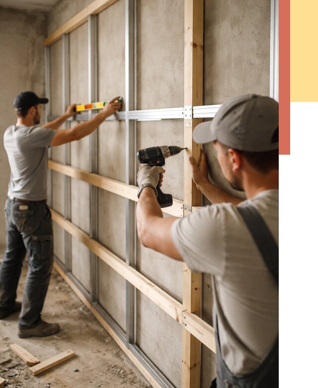 Устройство обрешетки под панели в Егорьевске от 2126 руб. — монтаж под ключ | ОТДЕЛОЧНИК-Грь