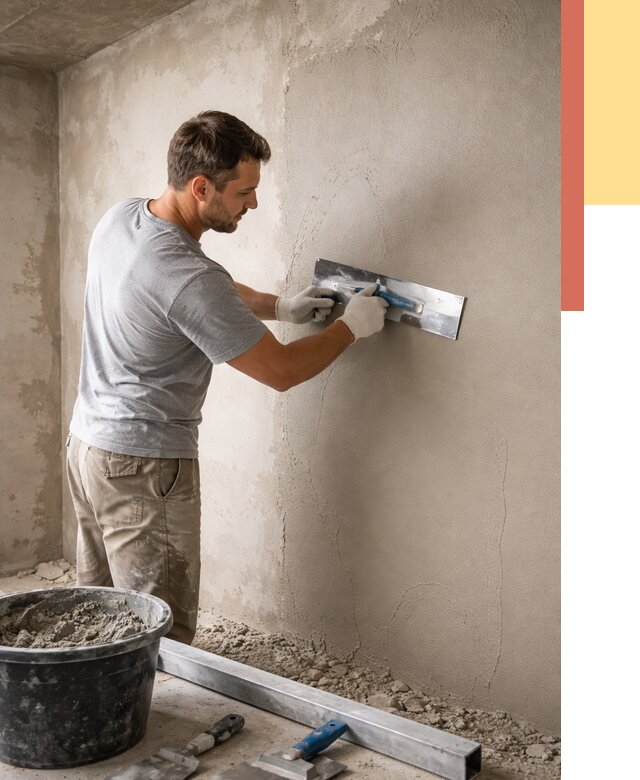 Штукатурка стен без маяков в Егорьевске от 7291 руб/м2 — услуги и цена | ОТДЕЛОЧНИК-Грь