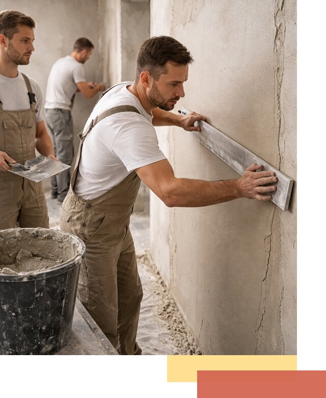 Штукатурка стен без маяков в Егорьевске быстро и качественно