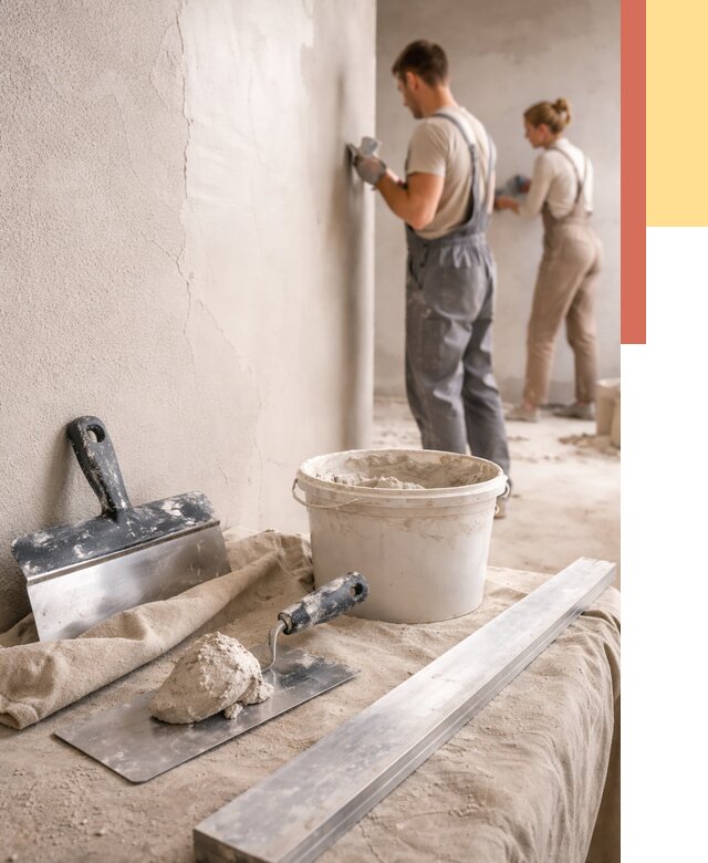 Штукатурка стен гипсовая в Егорьевске от 4557 руб/м2 — быстро и недорого | ОТДЕЛОЧНИК-Грь