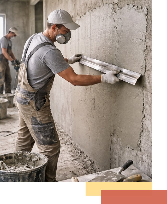 Штукатурка бетонных стен в Егорьевске качественно и долговечно