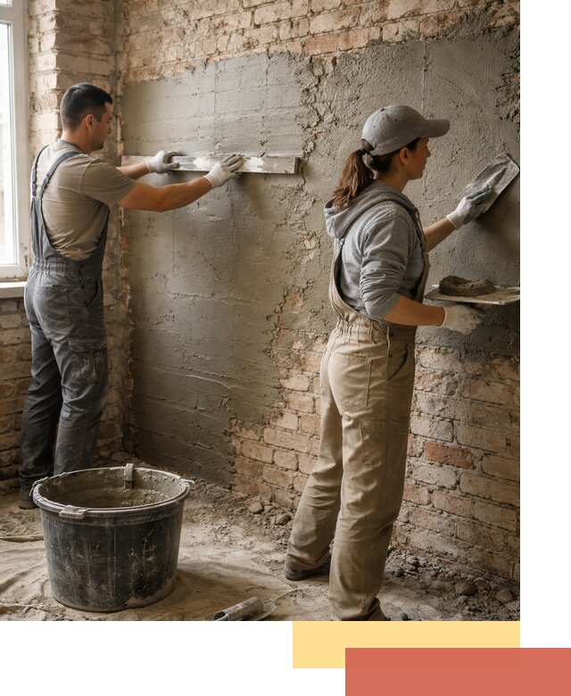 Штукатурка кирпичных стен в Егорьевске — качественно и надежно