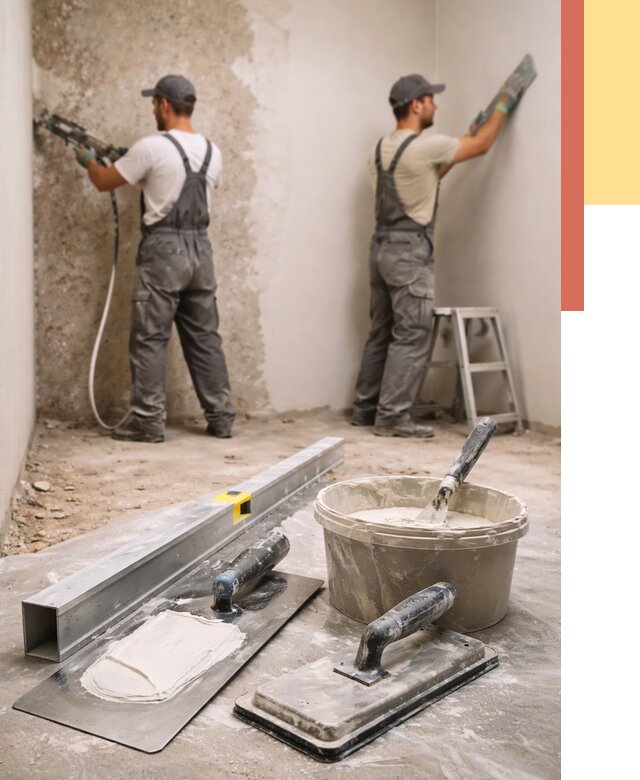 Штукатурка стен под обои в Егорьевске от 4557 руб./м2 — выравнивание под обои | ОТДЕЛОЧНИК-Грь