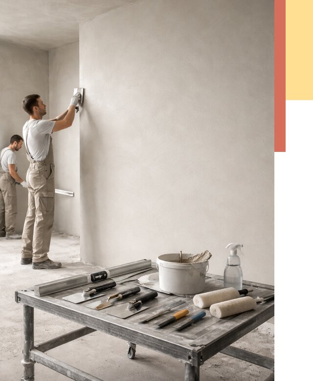 Штукатурка стен под покраску в Егорьевске от 4557 руб./м² — качественно и недорого | ОТДЕЛОЧНИК-Грь