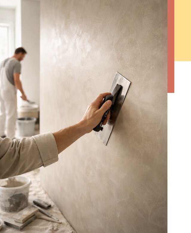 Венецианская штукатурка в Егорьевске от 3544 руб/м² — нанесение стен под ключ | ОТДЕЛОЧНИК-Грь