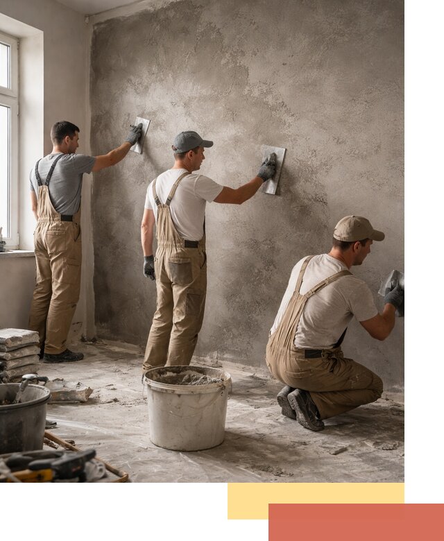 Декоративная штукатурка под бетон в Егорьевске для стен и потолков