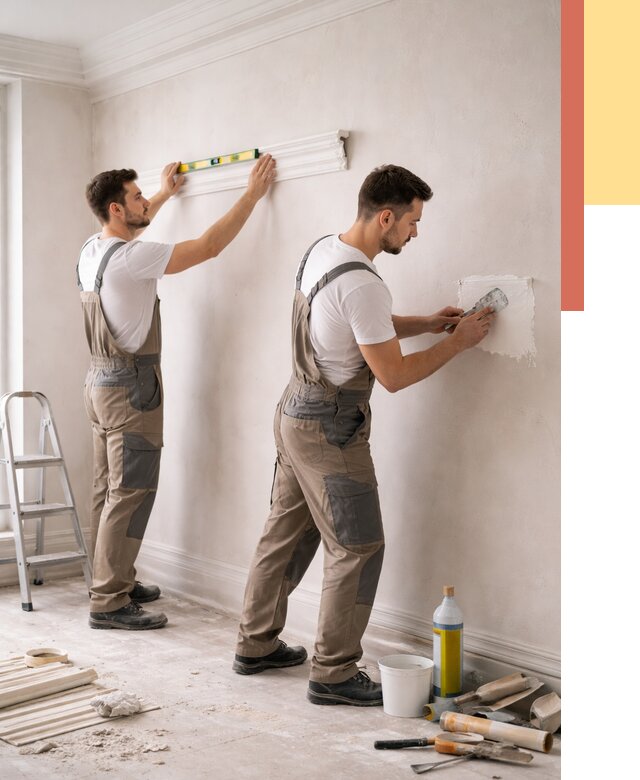 Монтаж лепнины на стены в Егорьевске от 4557 руб. — недорого, быстро | ОТДЕЛОЧНИК-Грь