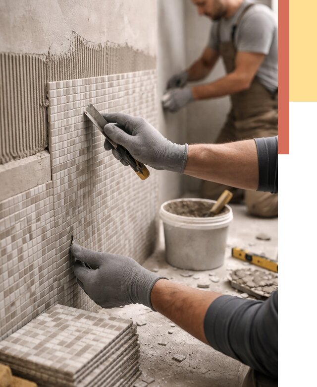 Облицовка стен мозаикой в Егорьевске от 3240 руб/м2 — укладка мозаики на стены | ОТДЕЛОЧНИК-Грь