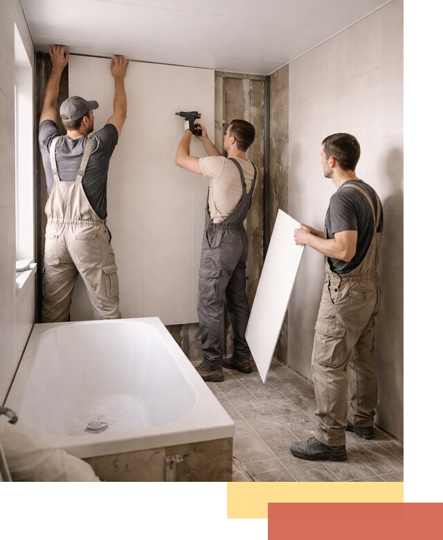 Отделка ванной панели ПВХ профессионально в Егорьевске