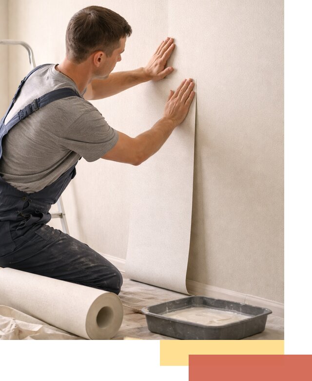 Поклейка флизелиновых обоев в Егорьевске качественно и быстро