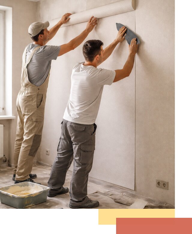 Поклейка виниловых обоев в Егорьевске профессионально и качественно