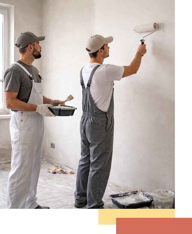 Покраска стен водоэмульсионной краской в Егорьевске