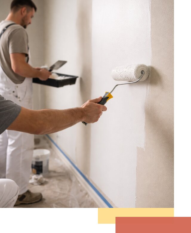 Покраска стен акриловой краской профессионально в Егорьевске