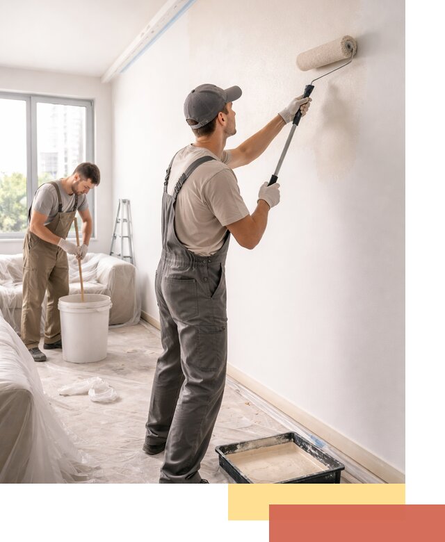 Покраска стен в офисе в Егорьевске — быстрый и качественный ремонт