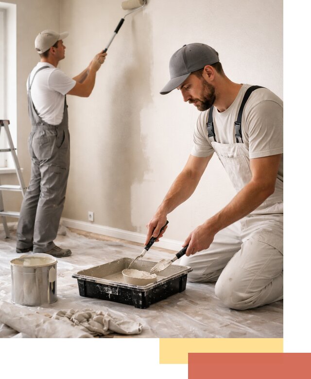 Покраска стен в квартире в Егорьевске — профессионально и аккуратно