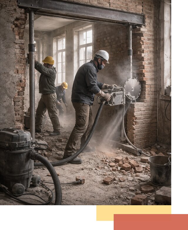 Прорезка проема в стене под дверной или оконный проем в Егорьевске