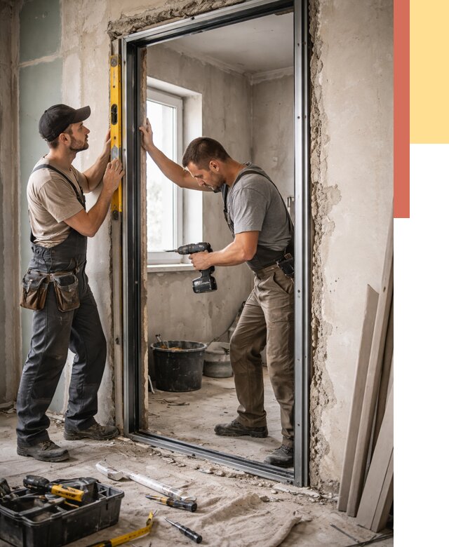 Закладка дверного проема в Егорьевске от 3544 руб. — быстро и недорого | ОТДЕЛОЧНИК-Грь