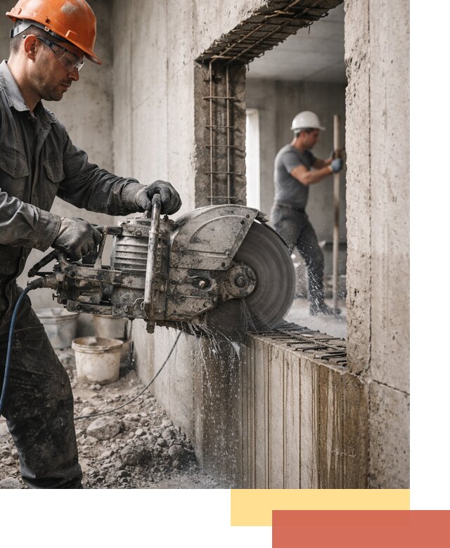 Алмазная резка проемов в Егорьевске быстро и точно