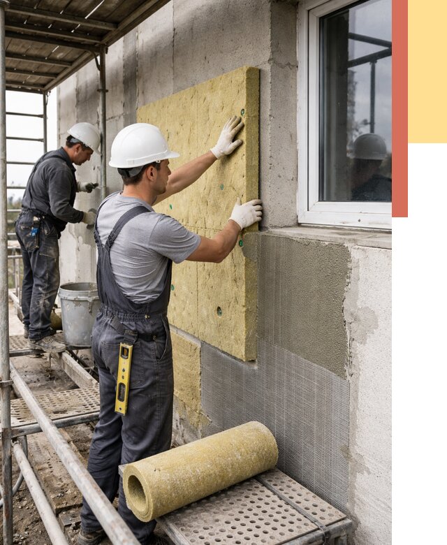 Утепление стен в Егорьевске от 4354 руб. под ключ — быстро и недорого | ОТДЕЛОЧНИК-Грь