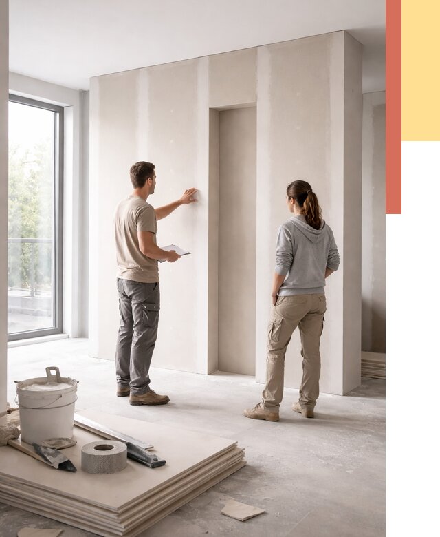 Зонирующая перегородка из гипсокартона в Егорьевске от 2835 руб. под ключ | ОТДЕЛОЧНИК-Грь