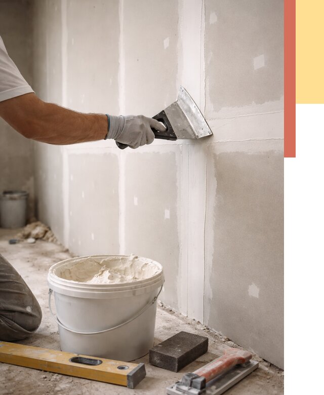 Шпаклевка перегородок из гипсокартона в Егорьевске от 2532 руб. — услуги ОТДЕЛОЧНИК-Грь