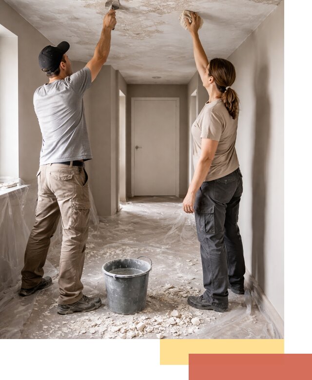 Удаление побелки с потолка в Егорьевске — быстро и аккуратно