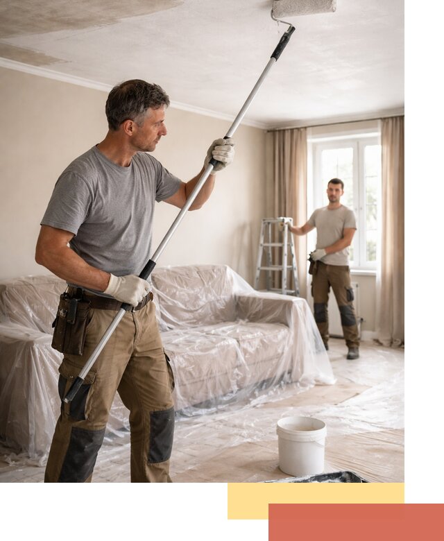 Грунтовка потолка в Егорьевске — подготовка под покраску и отделку