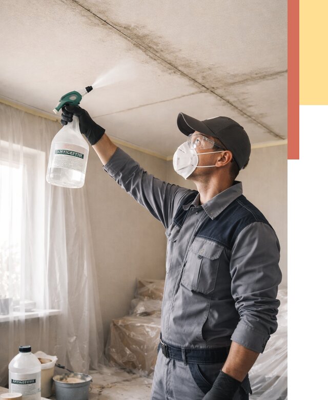 Антисептическая обработка потолка в Егорьевске от 2532 руб. | ОТДЕЛОЧНИК-Грь