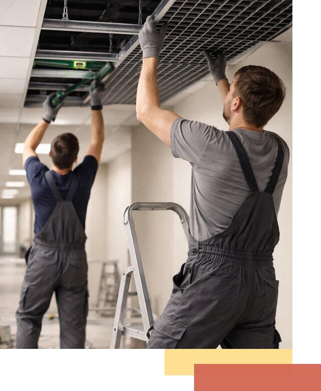 Монтаж потолка Грильято в Егорьевске: установка под ключ качественно