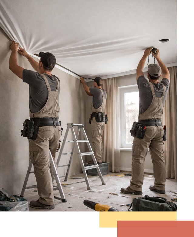 Монтаж матового натяжного потолка в Егорьевске качественно и быстро