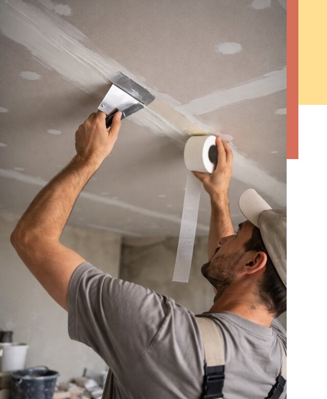 Обработка швов потолка ГКЛ в Егорьевске от 7595 руб. под ключ | ОТДЕЛОЧНИК-Грь