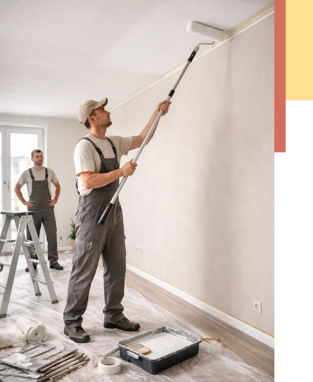 Покраска потолка из гипсокартона в Егорьевске от 4557 руб./м2 — услуги под ключ | ОТДЕЛОЧНИК-Грь