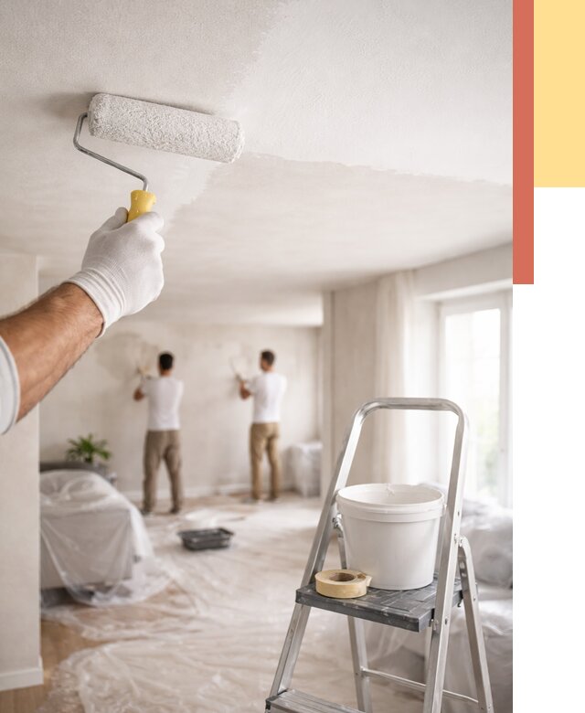 Покраска потолка акриловой краской в Егорьевске от 2532 руб. | ОТДЕЛОЧНИК-Грь