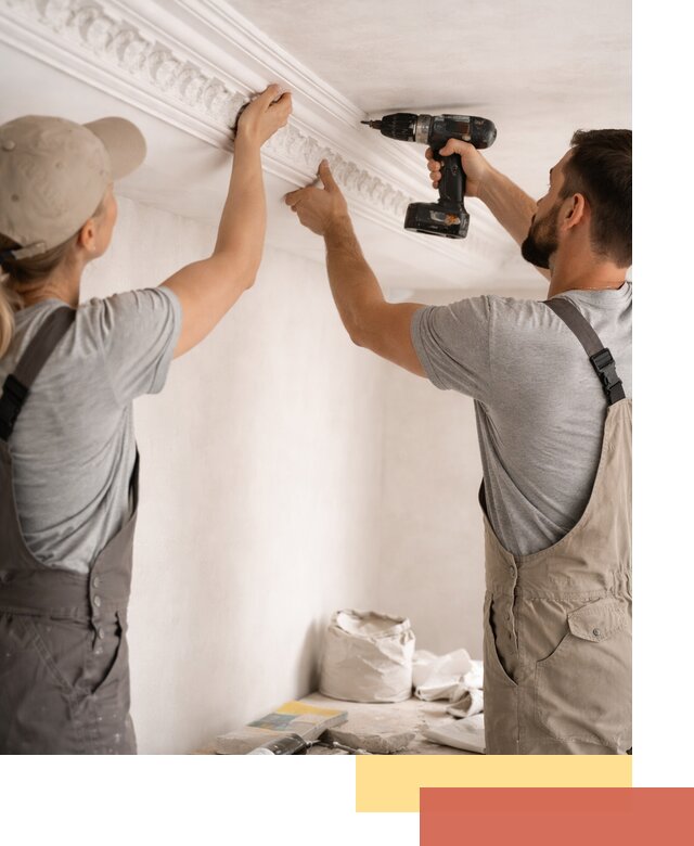 Профессиональный монтаж лепнины на потолок в Егорьевске