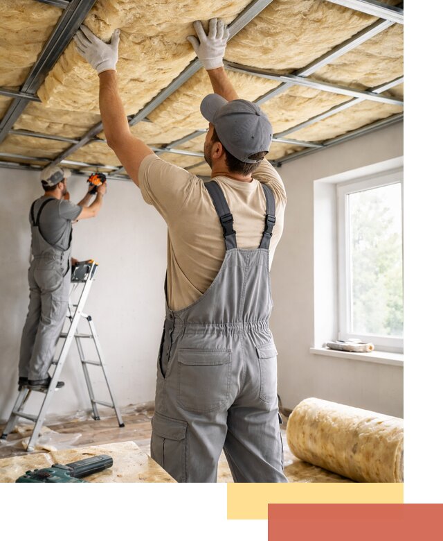 Утепление потолка под ключ в Егорьевске качественно и быстро