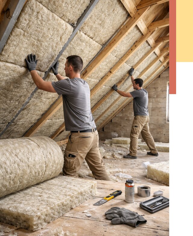 Утепление потолка минватой в Егорьевске от 1468 руб. — быстро и недорого | ОТДЕЛОЧНИК-Грь