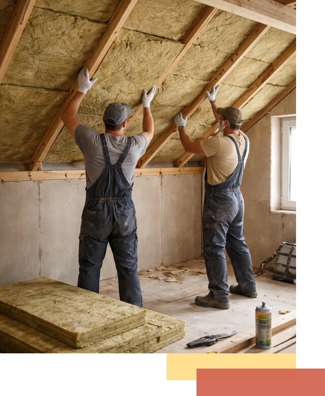 Утепление потолка минеральной ватой в Егорьевске